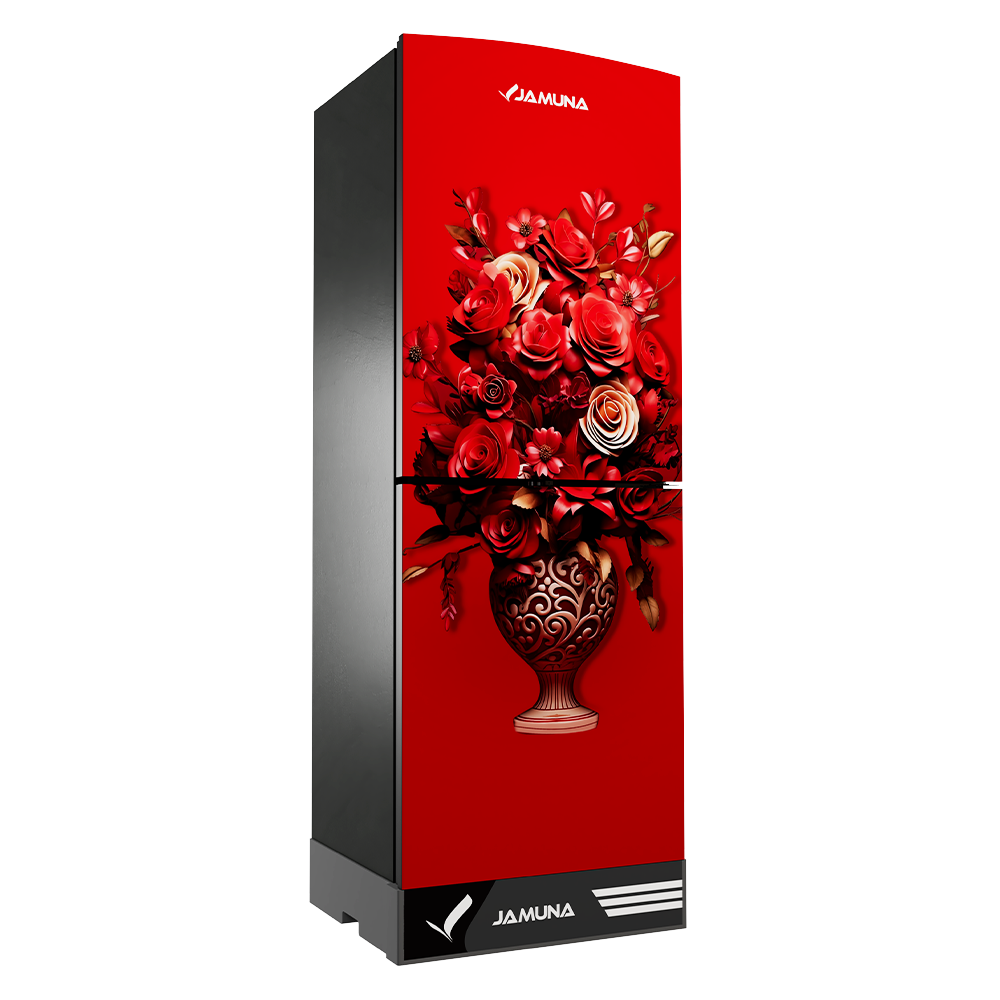 Refrigerator-BM2J8QD Red Flower