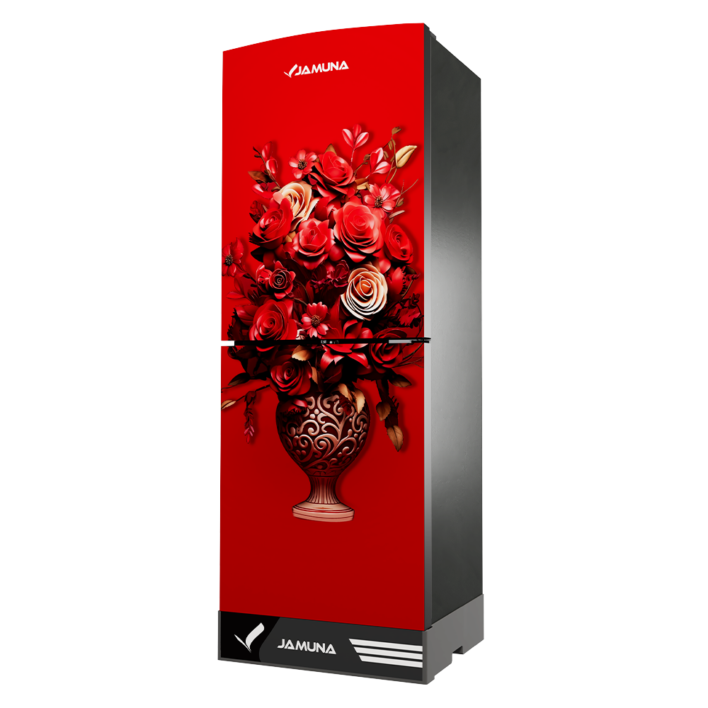 Refrigerator-BM2J8QD Red Flower